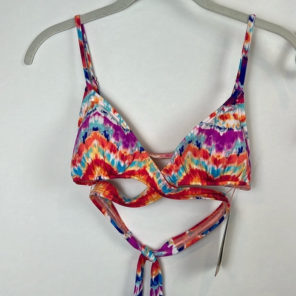 NWT Hobie Bikini Small Multi Color Wrap Around Tie - Picture 2 of 11